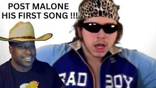 Post Malone's First Ever Song / Post Malone - Why Don't You Love Me? (Before He Was Famous) Reaction