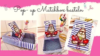 ☀️💞 Pop- up Matchbox basteln I in cm I DIY I Annilis Welt ☀️💞