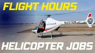 Hours needed Professional Helicopter Pilot Jobs?