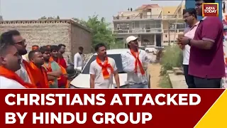 Watch | Hindu Group Clashes With Christians, 25 Men In Saffron Threatens Christians In Gurugram