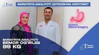 Bariatriya amaliyoti qo'rqishga arziydimi?  #bariatricsurgery  #ozish #bariatric