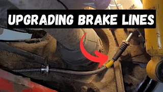 Stoptech Stainless Steel Brake Line Install - Hard Line Repair - Bubble Flares - E46 BMW