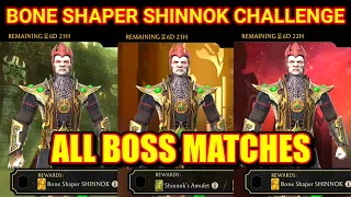 MK Mobile. Bone Shaper Shinnok Challenge. Shinnok Challenge ALL BOSS Matches (Normal,Hard,Elder)