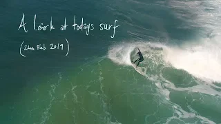 A look at todays surf - 24 02 19 - Cornwall