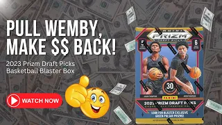 Rip or Skip?!? 2023 Panini Prizm Draft Picks Basketball Blaster Box Review & Unboxing- Wemby Hunt!!!