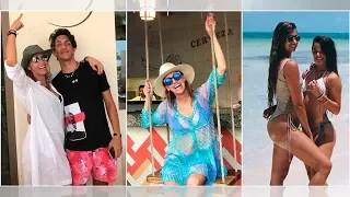 Mira las fotos de las espléndidas vacaciones de Lili Estefan con sus hijos por el Caribe