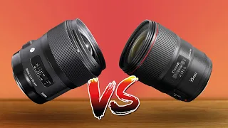 Sigma 35mm F/1.4 Art vs Canon 35mm F/1.4L Lens Shootout /// What's the Best Wide Angle Prime Lens?