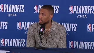 Damian Lillard Talks Russell Westbrook - Postgame Interview | April 19, 2019 NBA Playoffs