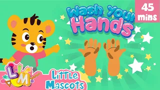 Wash Your Hands + Colors Of The Rainbow + More  Little Mascots Nursery Rhymes & Kids Songs