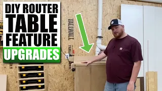 DIY Router Table Feature Upgrades