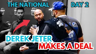 DEREK JETER HELPED ME MAKE A DEAL AT THE NATIONAL CARD SHOW ! DAY 2