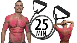 25 MINUTE FULL BODY RESISTANCE BAND WORKOUT