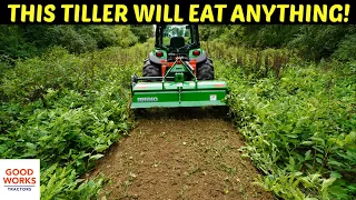 66HP TRACTOR TILLER FIELD TEST! TILLER NEEDS TO EAT! 👨‍🌾🚜👩‍🌾