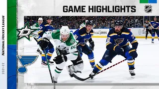 Stars @ Blues 12/17/21 | NHL Highlights