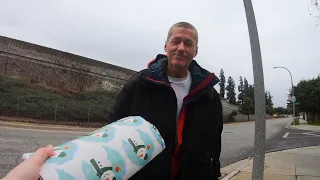 Giving Christmas Gifts To The Homeless