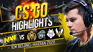 CSGO Highlights: NAVI vs Vitality, G2, MAD Lions, Spirit @  IEM Beijing-Haidian 2020