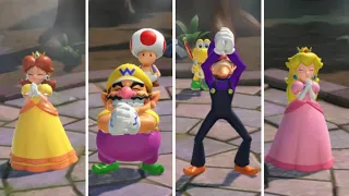 Mario Party Superstars Horror Land Peach vs Daisy , Wario & Waluigi