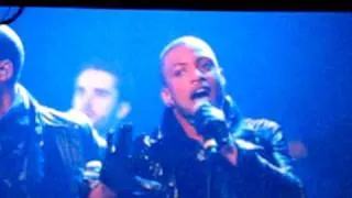 JLS performing beat again at the BRIT awards