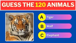 GUESS 120 ANIMALS...! | ANIMAL QUIZ | QUIZ TRAVEL