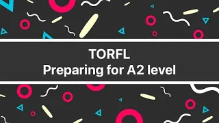 Russian Level Test 1. TORFL: Preparing for Basic level (A2) | Reading