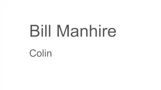 Bill Manhire, Colin