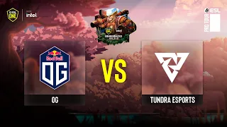 Dota2 - OG vs Tundra Esports - Game 1 - ESL One Birmingham 2024 - Group B