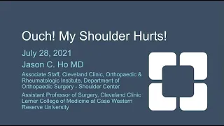 Managing Shoulder Pain