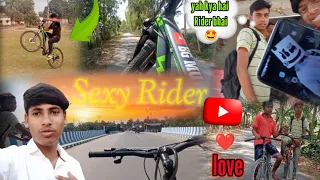 sexy Bridge ke upar se gaya cycle Lekar 🤩 first time