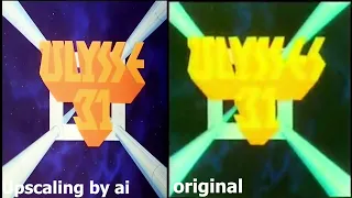Ulysses 31 Generic -- comparison with upscaling and the original video