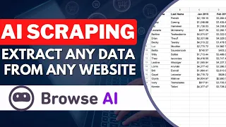 Scrape Data from Any Website with Browse Ai | Extract any data from any website