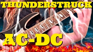 AC-DC Thunderstruck Guitar Lesson | Lighting Fast Picking Technique!