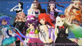 [sub RO + romaji] 9^3+1 Vocaloizi - Himitsu no houkago [HD]