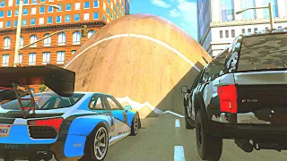 Cars vs Huge Speed bumps - BeamNG.Drive  BeamNG Happy