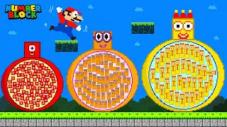 Ultimate Clash: Mario Escape vs the Giant Numberblocks Pregnant Mix Level Up Maze | Game Animation