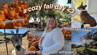 a cozy fall vlog *decorating for Halloween, pumpkin patch, becoming a barista*