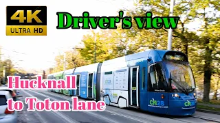 Driver's view of NET Tram LINE1