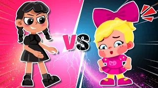 Pink Vs Black 💗🖤 Dance Challenge Song | Kids Songs And Nursery Rhymes by Comy Zomy