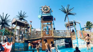 Laguna Water Park Dubai - kids Slides - POV 4K