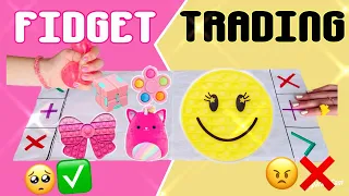 FIDGET TRADING - PINK VS YELLOW 💗💛 *WE SCAMMED EACH OTHER* 😓