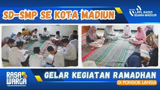 🔴LIVE #RasaWarga SD - SMP se-Kota Madiun Gelar Kegiatan Ramadhan di Pondok Lansia