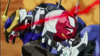 Iron Blood Orphans, Barbatos lupus vs Hasmal AMV Rage of Dust