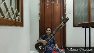 Aur Iss Dil Main Kya Rakha Hai | Sitar Cover | Monika Paurana