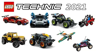 New models Lego TECHNIC 2021. 42116: Skid Steer Loader, 42117: Race Plane, 42118: Monster Jam Grave.
