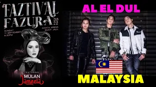 AL EL DUL NONTON KONSER MULAN JAMEELA DI MALAYSIA⁉️FAZTIVAL FAZURA 2022