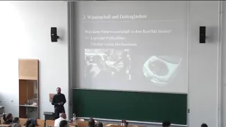 Hat die Wissenschaft Gott begraben? Hörsaalvortrag von Dr. Alexander Fink