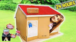 Living In A Mini House 🏡  For 24 HOURS Challenge | *Rula Diya Mujhe* | SAMREEN ALI