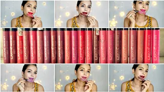 LAKME Forever  Matte Liquid Lip Colour All Shade Lip swatches 💋 ||#Lakme #forevermatte #lipstick