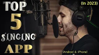 Top 5 Singing App In 2023 With Background Music And Lyrics | Best Signing App | Singing App | Smule