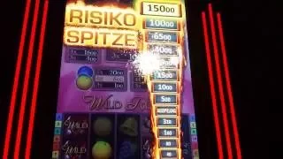 Wild Rubies 289 EURO NUR MIT RISIKO Mehrmals Risiko-Spitze Bally Wulff Merkur Magie Spielhalle