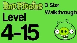 Bad Piggies 4-15 Flight in the Night Level 3-15 3 Star Walkthrough | WikiGameGuides